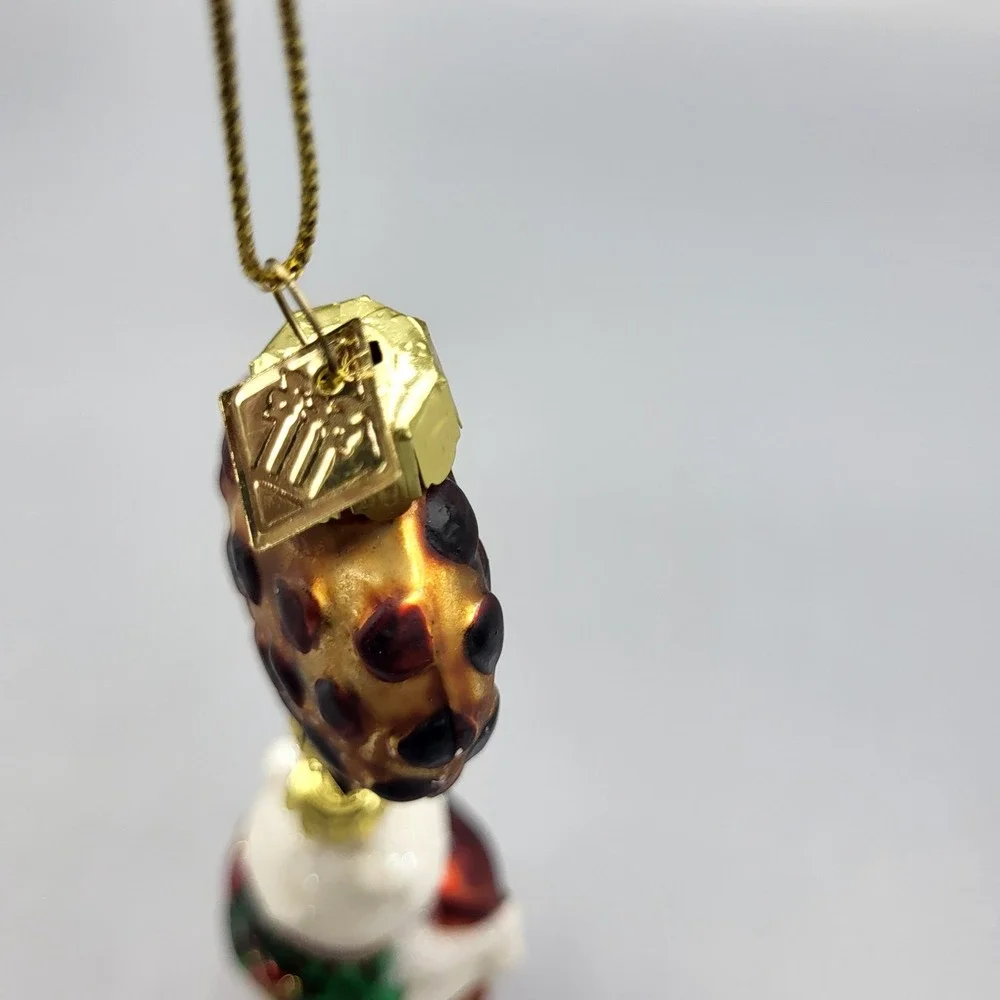 Margaret Cobane Blown Glass Ornament Polar Bear I Love Chocolate Cookie Cake